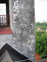 Višinsko barvanje fasade in sanacija fasade